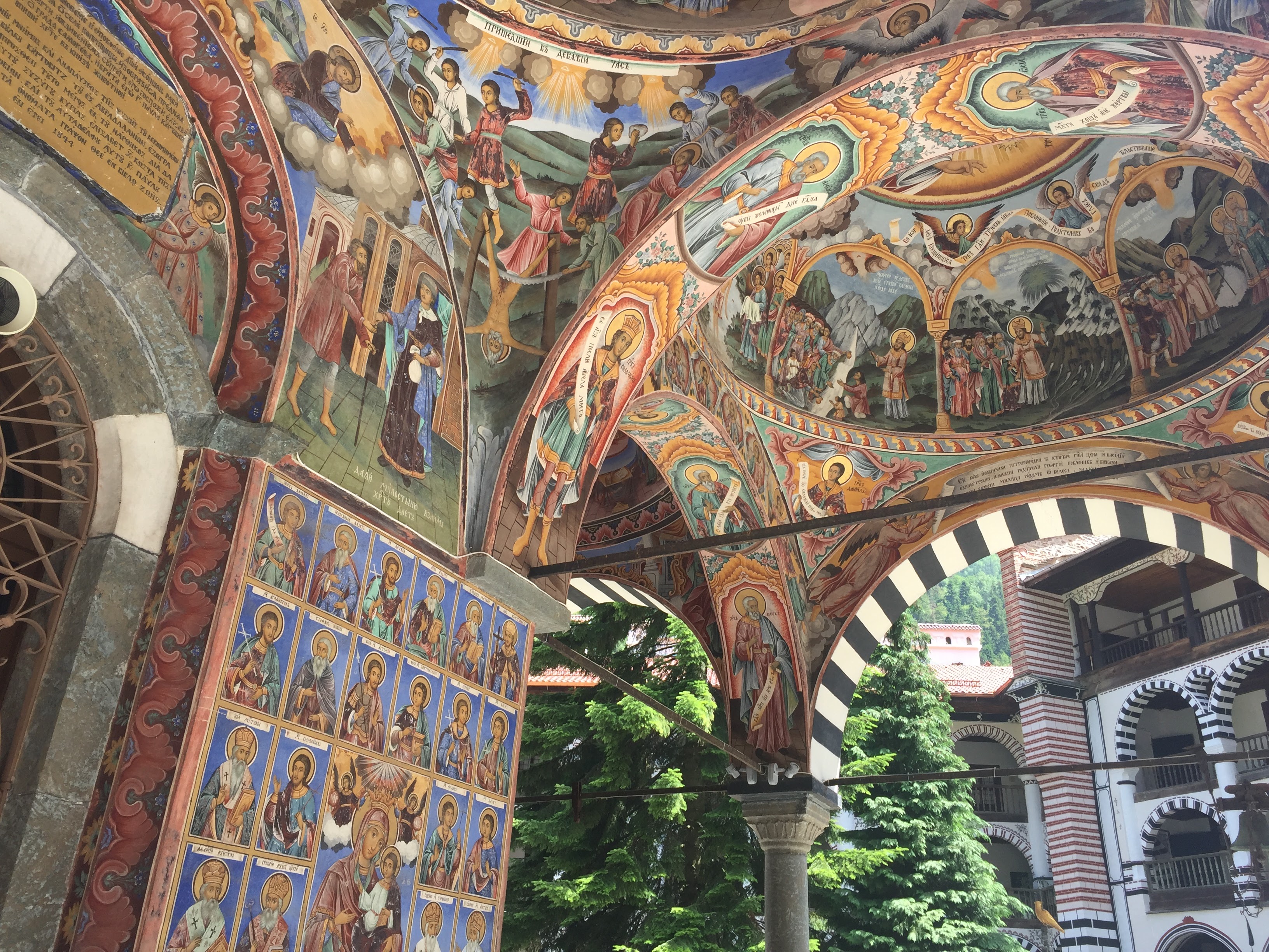 Rila Monastery paintings